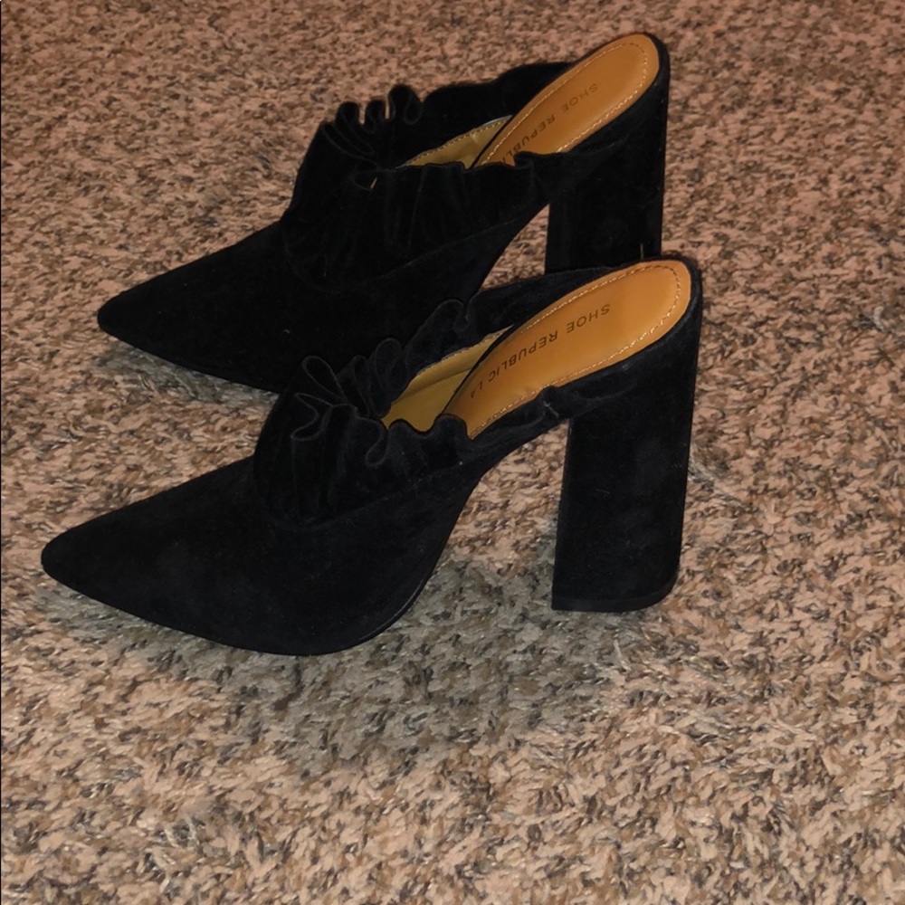 Black mules